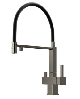 Смеситель для кухни Sancos Moro SC4006GG воронёная сталь